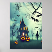 Het spookhuis| AI Art Poster (Voorkant)