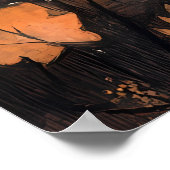 Het spookhuis en de reuzenpompoen Halloween Poster (Hoek)