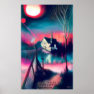 Het spookhuis op Faragasso Heights Poster