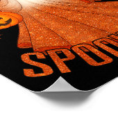 Het spookleven griezelige tijdperk Halloween spook Poster (Hoek)