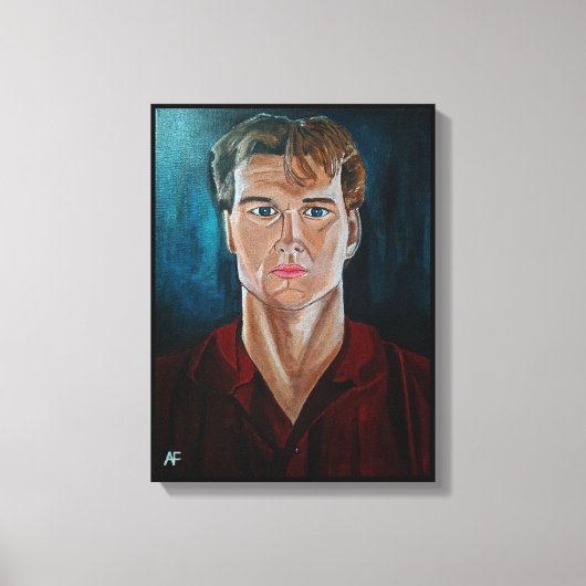 Het spookschilderij van Alfred Fox Canvas Afdruk (Voorkant)