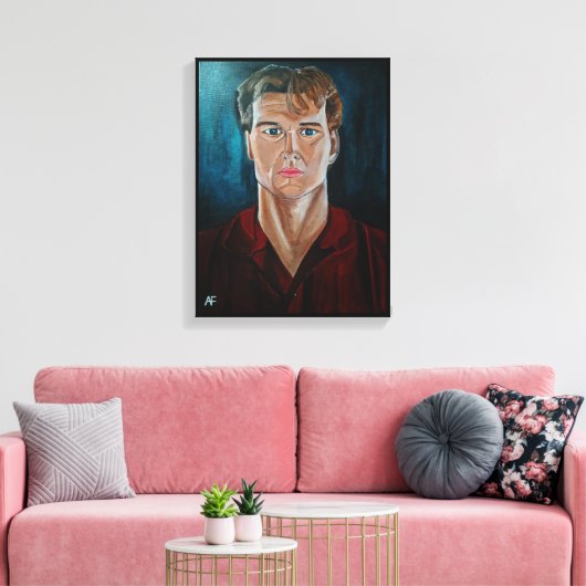 Het spookschilderij van Alfred Fox Canvas Afdruk (Insitu (Woonkamer))