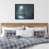 Het spookschip canvas afdruk (Insitu (Slaapkamer))