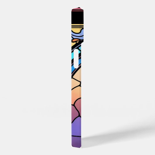 Het Spooky Raven Glas in lood Case-Mate iPhone Case (Achterkant / Rechts)