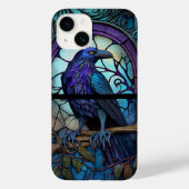 Het Spooky Raven Glas in lood Case-Mate iPhone Case (Achterkant)