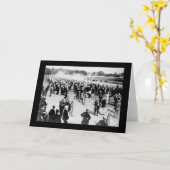 Het Spoor 1913 van de Paardenkoers van Saratoga Kaart (Gele Bloem)