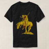 Het spoor eindigt met de inheemse Amerikaanse  kun T-shirt (Design voorkant)