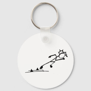 Het Spoor en het Gebied van Stickman van de Sleutelhanger