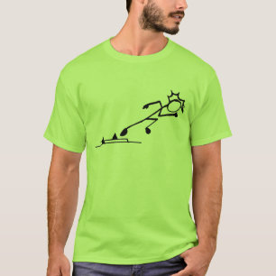 Het Spoor en het Gebied van Stickman van de T-shirt