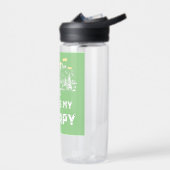 Het spoor is mijn therapiedrijvers inspiratie waterfles (Links)