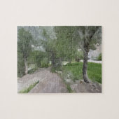 Het spoor nabij de Puzzle Legpuzzel (Horizontaal)