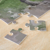 Het spoor nabij de Puzzle Legpuzzel (Zijkant)