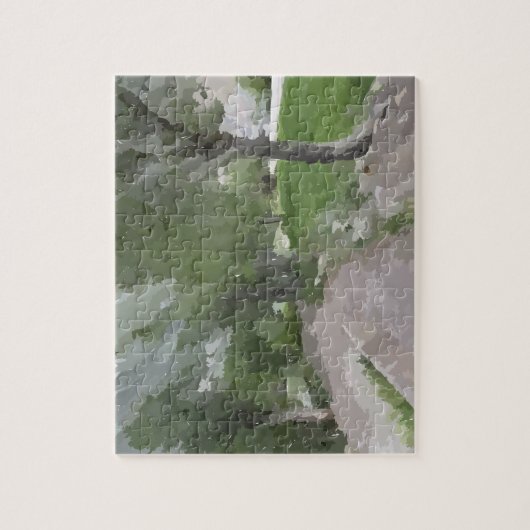 Het spoor nabij de Puzzle Legpuzzel (Verticaal)