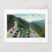 Het spoor omhoog van de Draai van de Haar, Geparke Briefkaart (Voorkant)