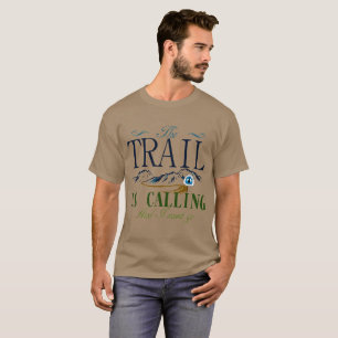 Het spoor roept - de rust van de Stille Oceaan T-shirt
