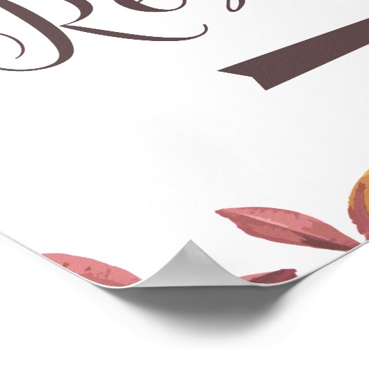 Het Spoor van de Rustic Autumn van het Spoor Poster (Hoek)