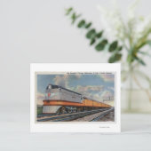 Het spoor van de spoorweg Hiawatha #2 Briefkaart (Staand voorkant)