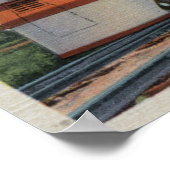 Het spoor van de spoorweg Hiawatha #2 Poster (Hoek)