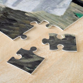 Het spoorwegstation, beroemd schilderij van Edouar Legpuzzel (Zijkant)