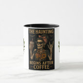 Het spotten begint na de Mok van de koffie (Midden)