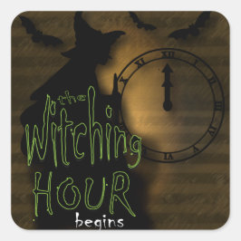 Het spreekuur begint | Halloween Vierkante Sticker