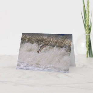 Het Springen van de zalm Kaart