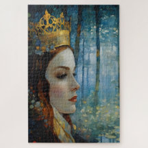 Het sprookjesachtige portret van de koningin van h