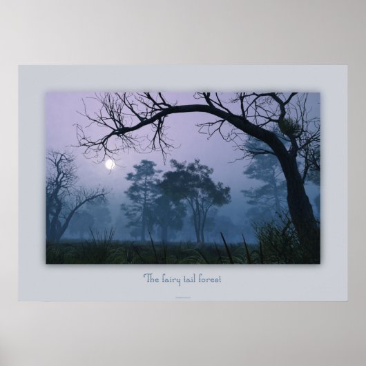 Het sprookjesbos poster (Voorkant)