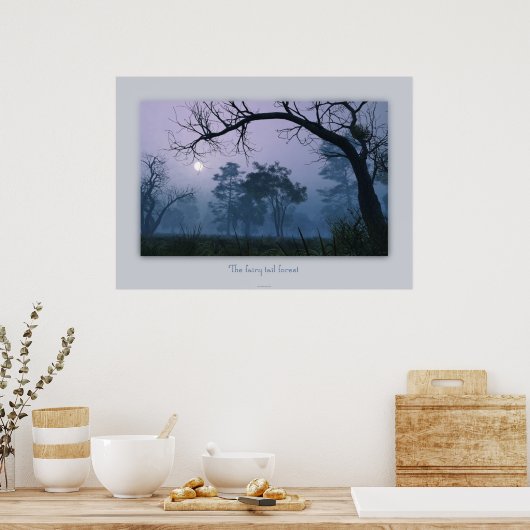 Het sprookjesbos poster (Keuken)