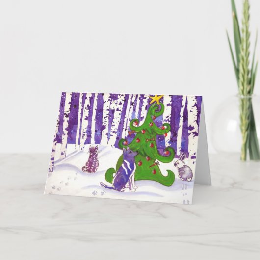 Het Sprookjesland van de Bakkebaard AFRP Feestdagen Kaart (Voorkant)