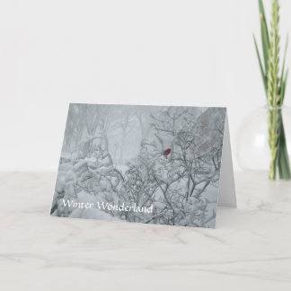 Het Sprookjesland van de winter Feestdagen Kaart