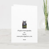 Het Sprookjesland van de winter Feestdagen Kaart (Achterkant)