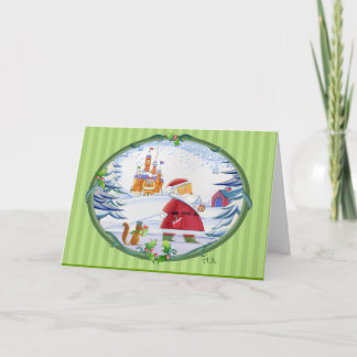Het Sprookjesland van de winter Feestdagen Kaart