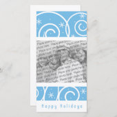 Het Sprookjesland van de winter Feestdagenkaart (Voorkant / Achterkant)