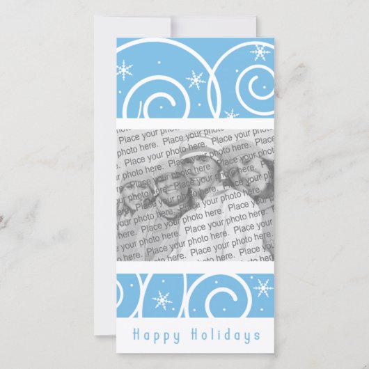 Het Sprookjesland van de winter Feestdagenkaart (Voorkant)