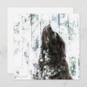 Het Sprookjesland van de winter Feestdagenkaart (Voorkant / Achterkant)