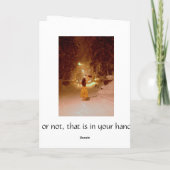 Het sprookjesland van de winter, zal het het beste kaart (Achterkant)