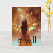 Het sprookjesland van de winter, zal het het beste kaart (Gele Bloem)