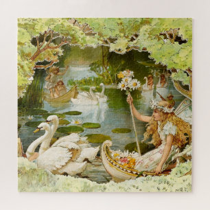 “Het sprookjesmeer” van E S Hardy Legpuzzel