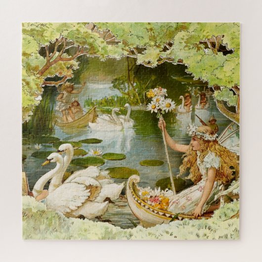 “Het sprookjesmeer” van E S Hardy Legpuzzel (Horizontaal)