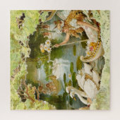 “Het sprookjesmeer” van E S Hardy Legpuzzel (Verticaal)