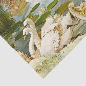 “Het sprookjesmeer” van E S Hardy Tissuepapier (Detail)