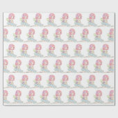 Het sprookjesmeisje cadeaupapier (Vlak)