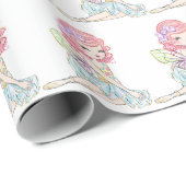 Het sprookjesmeisje cadeaupapier (Rol Hoek)