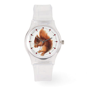 HET SQUIRREL MET NOTEN HORLOGE