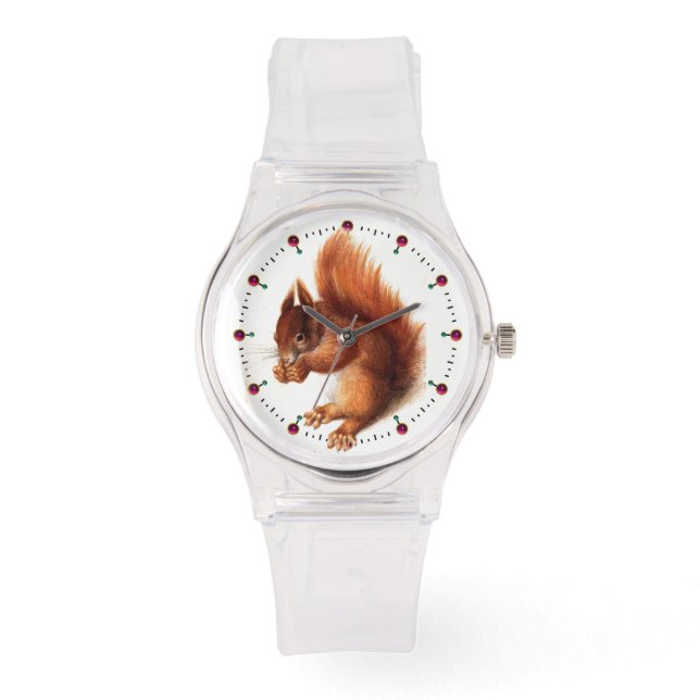 HET SQUIRREL MET NOTEN HORLOGE (Voorkant)