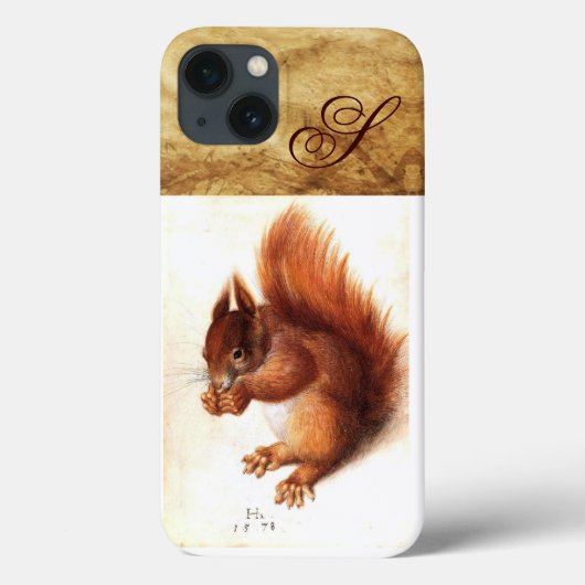 HET SQUIRREL MET NUTS-MONOGRAM Case-Mate iPhone CASE (Achterkant)