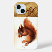 HET SQUIRREL MET NUTS-MONOGRAM Case-Mate iPhone CASE (Achterkant)