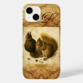 HET SQUIRREL MET NUTS-MONOGRAM Case-Mate iPhone CASE (Achterkant)
