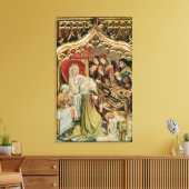 Het St. Elizabeth Altarstuk Canvas Afdruk (Insitu (Woonkamer))